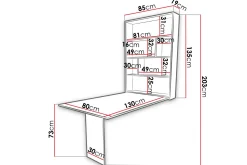 Spisebord & Kjøkkenbord-Abi Spisebord 85 cm Hvit