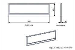 Abla Speil 122 cm