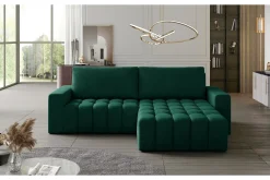 Sovesofaer-Abonetta Divansovesofa Høyre Grønn