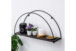 Vegghylle-Achene Vegghylle 60x15 cm Hylle Svart