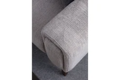 Sofa Med Sjeselong-Adelphe 4-seters Sofa med Divan Lysegrå