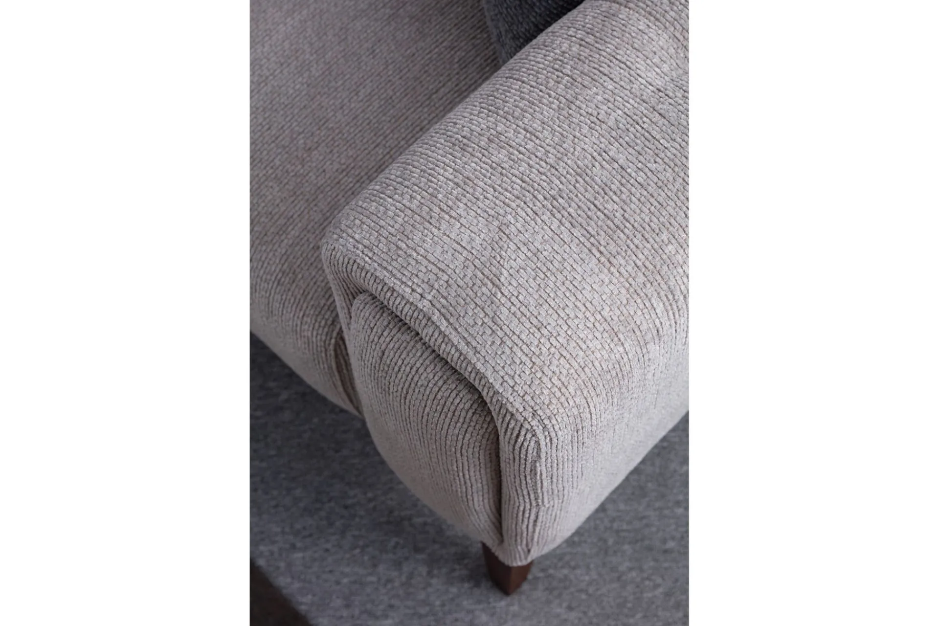 Sofa Med Sjeselong-Adelphe 4-seters Sofa med Divan Lysegrå