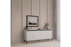 Gangbord|Avlastningsbord-Adilen Konsollbord 180 cm Hvit
