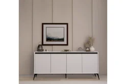 Gangbord|Avlastningsbord-Adilen Konsollbord 180 cm Hvit