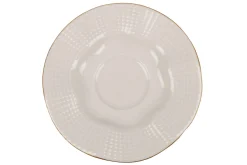 Annet Til Servering & Borddekking|Porselen-Adine Kaffeservise 12 Deler Porselen Beige,Gull