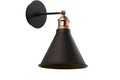 Nattbordslampe-Adrim Vegghengt Leselampe Svart