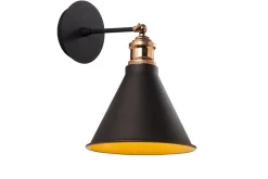 Nattbordslampe-Adrim Vegghengt Leselampe Svart