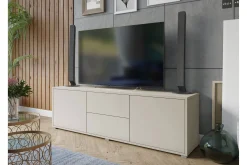 Tv-Benk & Mediabenk-Agawal TV-benk 141 cm Beige