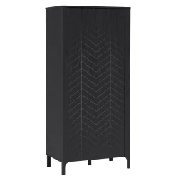 Garderober & Garderobesystem-Aggarwal Garderobeskap 90 cm black
