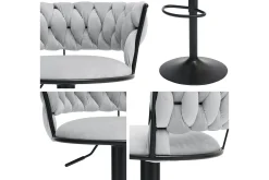 Barmøbler|Barstoler-Aikka Barstol 98 cm Svart