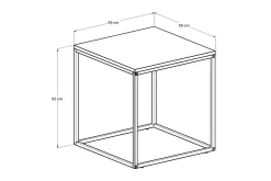 Ajmit Sidebord 50x52 cm