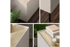 Tv-Benk & Mediabenk-Akie TV-benk 200 cm Beige