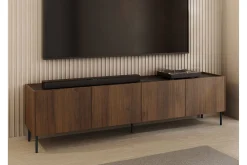 Tv-Skap|Tv-Benk & Mediabenk-Akihito TV-benk 200 cm Brun