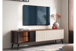 Tv-Benk & Mediabenk-Akinari TV-benk 180 cm Brun,Beige