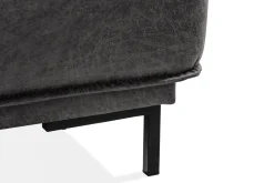 Manor House Akron 2-seter Sofa med Divan Høyre Bonded Lær