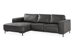Manor House Akron 2-seter Sofa med Divan Venstre Bonded Lær