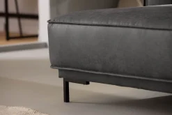 Manor House Akron 2-seter Sofa med Divan Venstre Bonded Lær