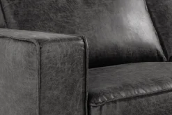 Manor House Akron 2,5-seter Sofa med Sjeselong Venstre Bonded Lær
