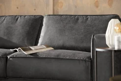 Manor House Akron 2,5-seter Sofa med Sjeselong Venstre Bonded Lær