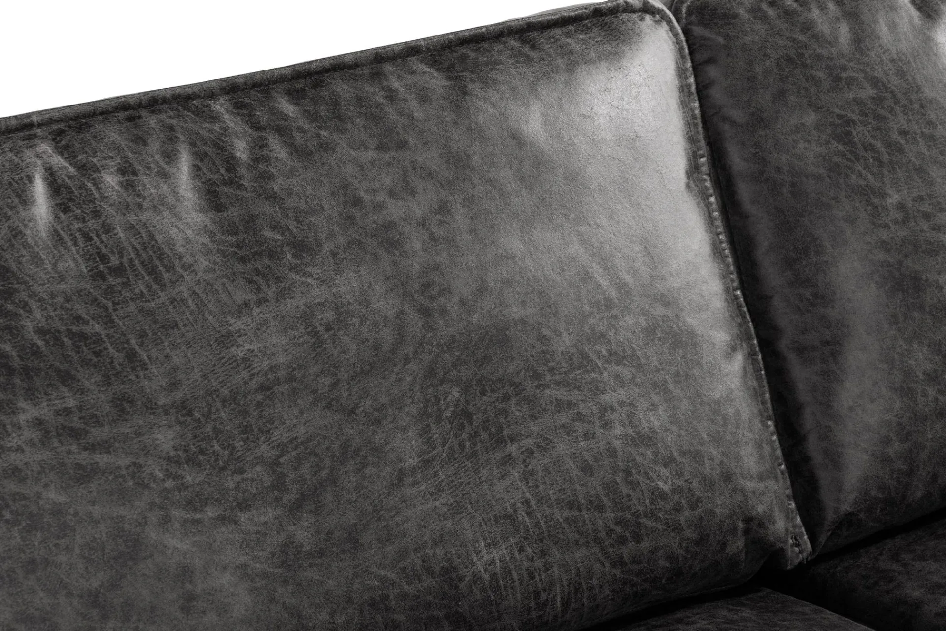 Manor House Akron 2,5-seter Sofa med Sjeselong Venstre Bonded Lær