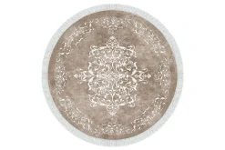 Moderne Tepper-Alanur Home Matte 100x100 cm Beige