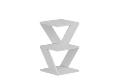 Avlastningsbord-Albeni Sidebord 30 cm Hvit
