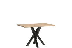 Spisebord & Kjøkkenbord-Aldbrough Forlengningsbart Spisebord 160 cm Svart