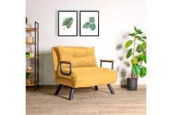 Lenestoler-Alfredton Sovelenestol 175x60 cm Sennepsgul