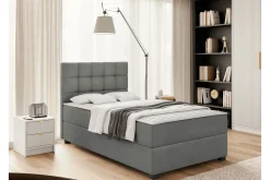 Komplett Sengepakke-Alghero Sengepakke Oppbevaringsseng 90x200 cm Mørkegrå