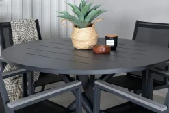 Venture Home Alma Spisegruppe Rund Ø120cm + 4 Parma Spisestoler