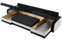 Majestic Furniture Sovesofaer-Alvared 4-seters Sovesofa med Dobbeldivan med Oppbevaring Alm 4 + Alm 3