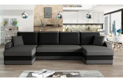 Majestic Furniture Sovesofaer-Alvared 4-seters Sovesofa med Dobbeldivan med Oppbevaring Irma 10 + Irma 1