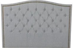 Sengetilbehør & Sengegavl-Amiral Topp Sengegavl 185x130 Grey