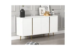 Gangbord|Avlastningsbord-Ampelio Konsollbord 150 cm Hvit