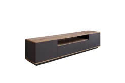 Tv-Benk & Mediabenk-Anari TV-benk 180 cm med hylle Natur,Antracit