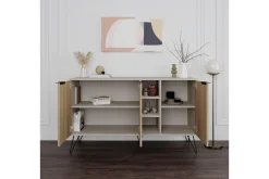 Gangbord|Avlastningsbord-Andalos Konsollbord 142 cm Sandeik,Eik