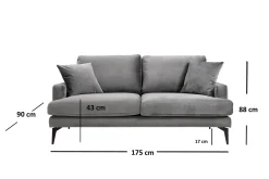 Andary 2-Seter Sofa