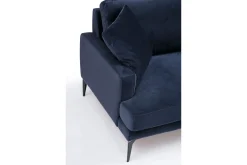 Velour Sofa & Fløyel Sofa-Andary 2-Seter Sofa Blå