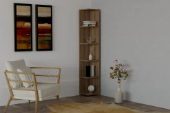 Bokhylle-Andifli Bokhylle 25x160 cm Brun