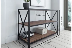 Sideboard & Skjenker-Andifli Sideboard 40x65x94 cm Brun