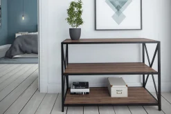 Sideboard & Skjenker-Andifli Sideboard 40x65x94 cm Brun