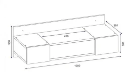 Andifli Sminkbord 100 cm