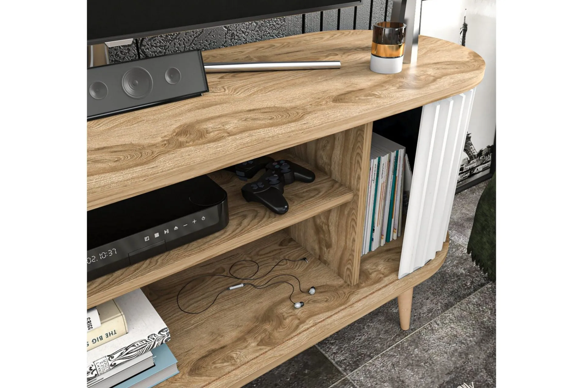 Andifli Tv-benk 140x64 cm
