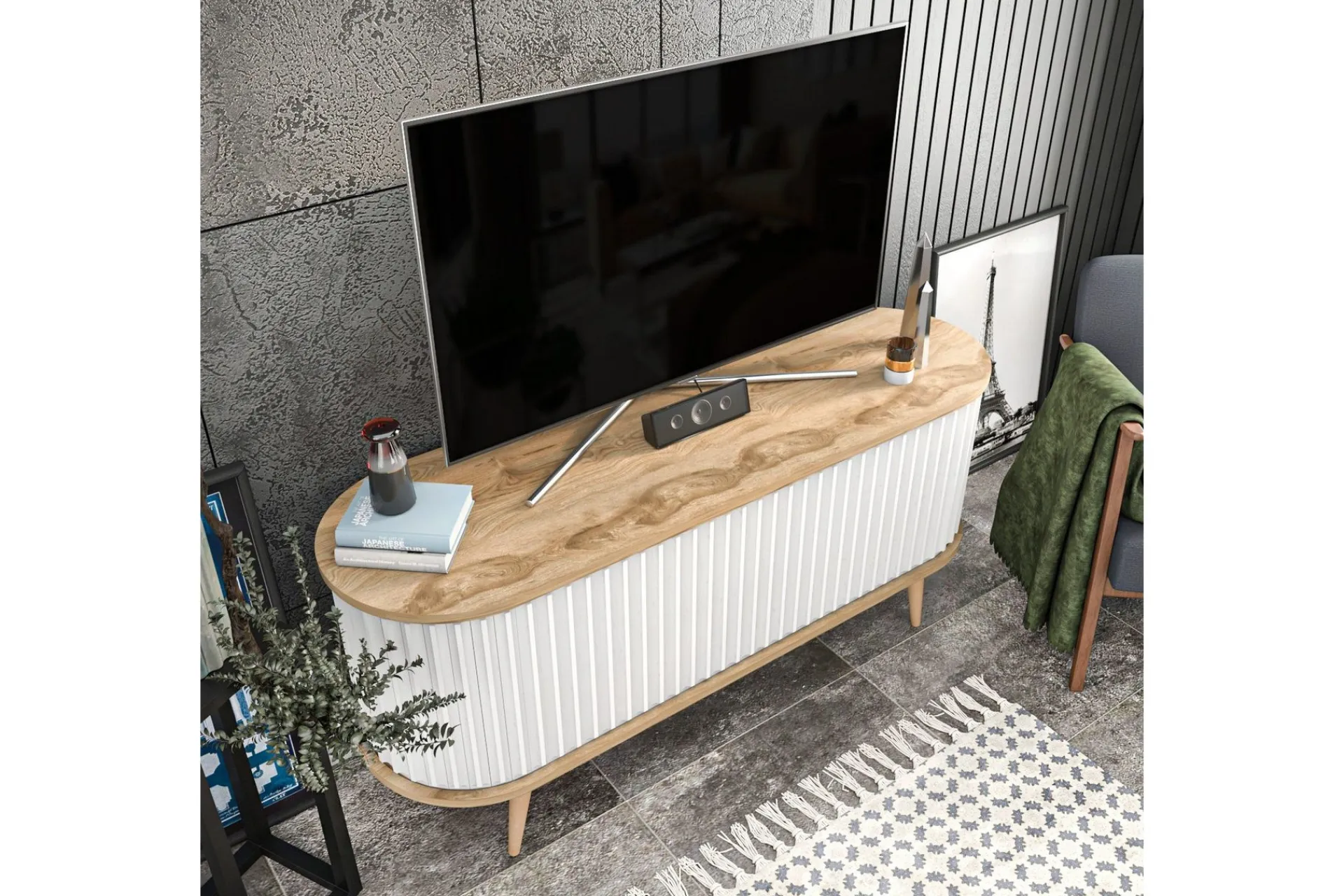Andifli Tv-benk 140x64 cm
