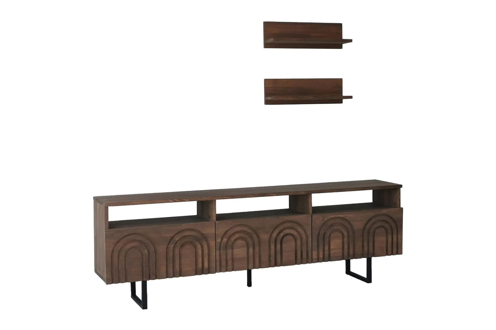 Tv-Møbelsett-Andifli Tv-møbelsett 50x15 cm Brun