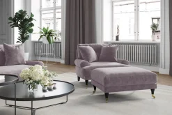 Bloomington Velour Sofa & Fløyel Sofa-Andrew 2-seters Fløyelssofa Lilla