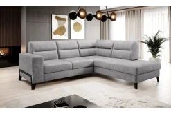 Sofa Med Sjeselong-Anglika Sofa m. Sjeselong 4-seters Grey