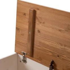 Loft24 Oppbevaringskiste-Anita Oppbevaringskiste 80 cm Hvit/Honning