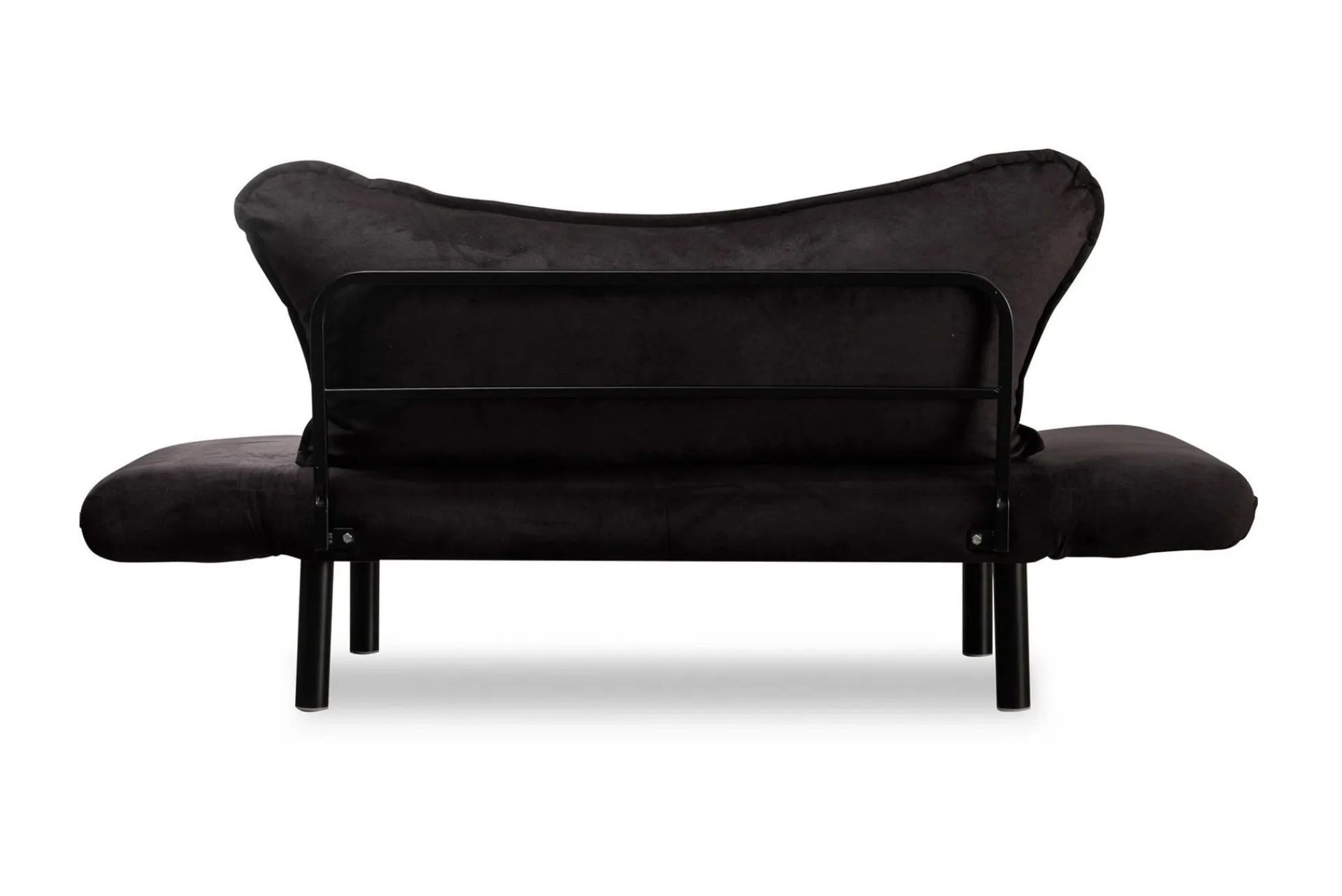 Velour Sofa & Fløyel Sofa-Annabelle Sovesofa 2-seter Svart