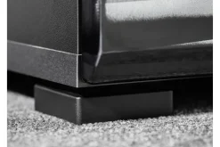 Concept 55 Apryl Modern TV mediamøbel med vitrineskap og LED-belysning